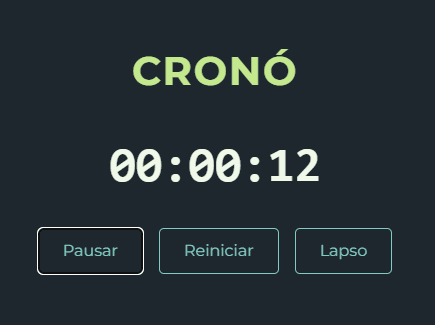 CRONÓMETRO PRECISO
